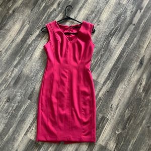 Fushia White House Black Market dress